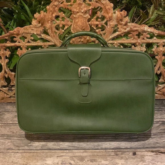 Samsonite | Bags | Vintage 7s Avocado Luggage Carry On | Poshmark
